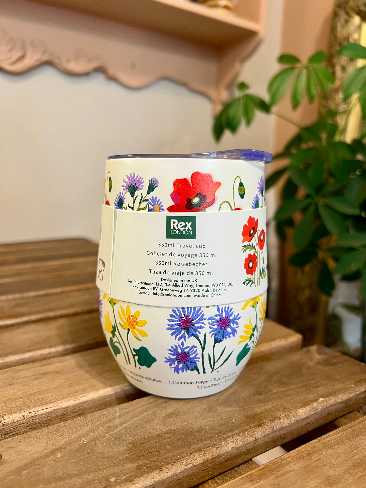 Wildflowers thermal mug