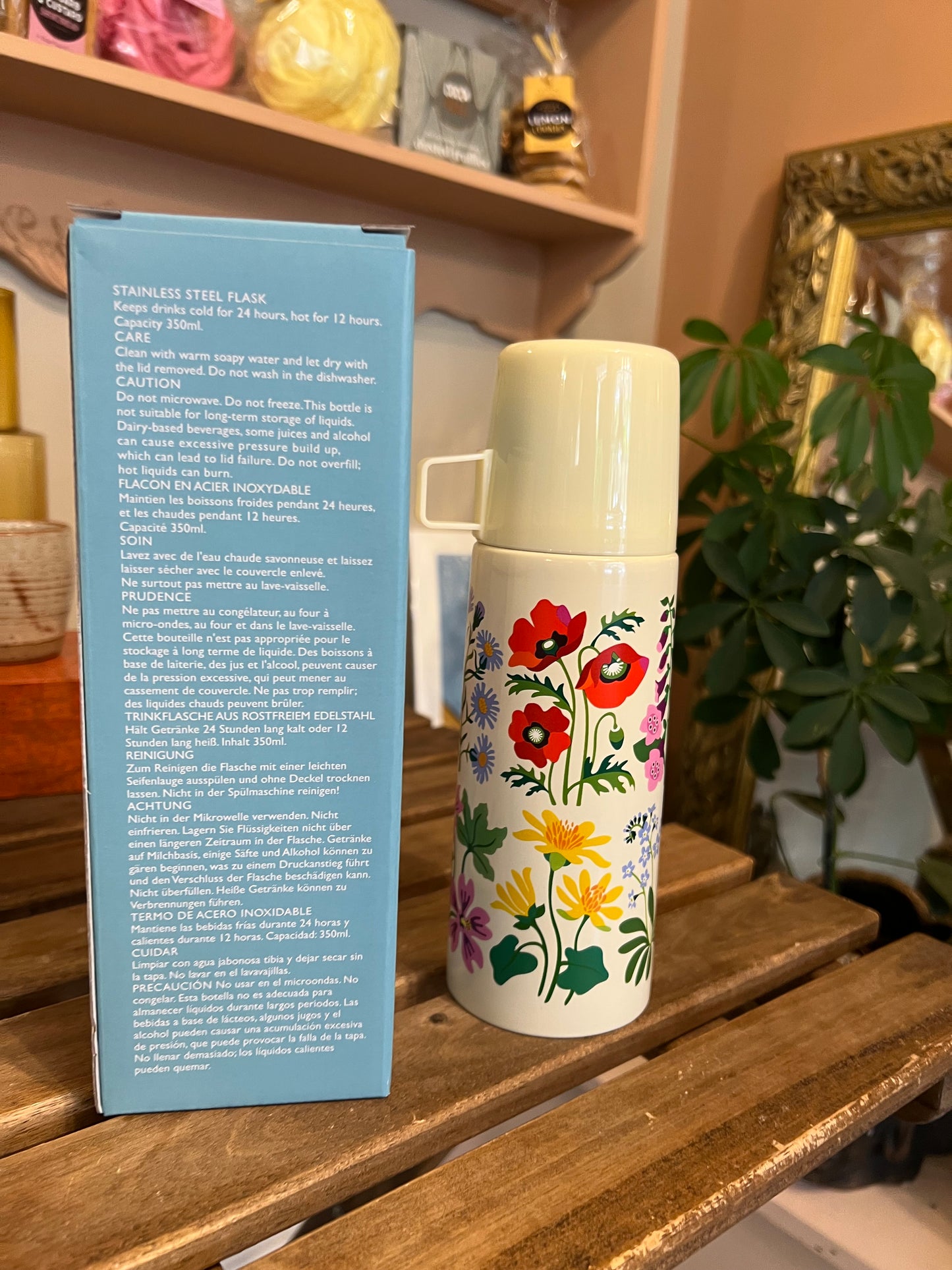 Wildflowers thermos