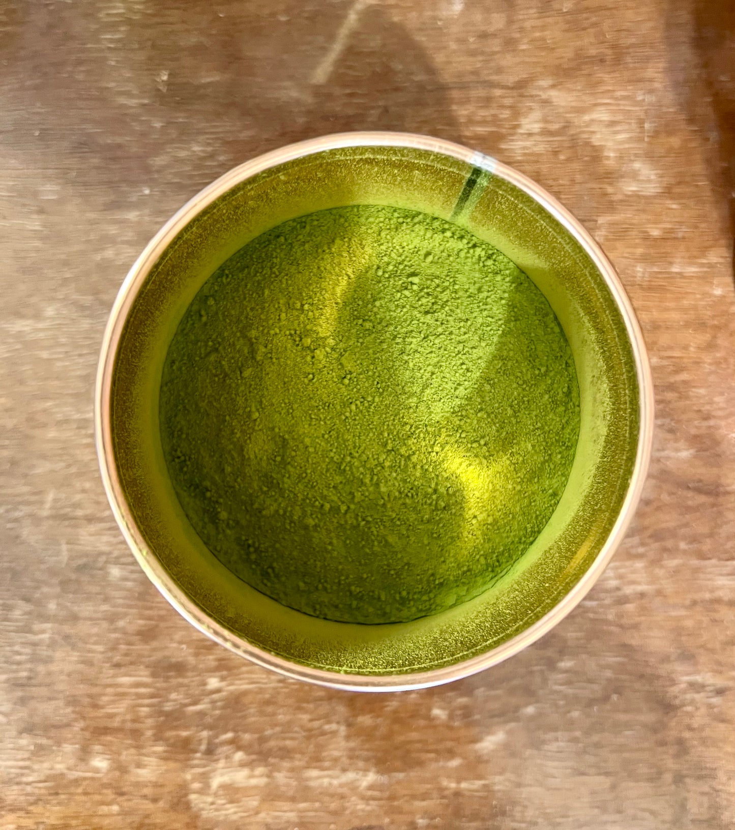 Spicy matcha latte