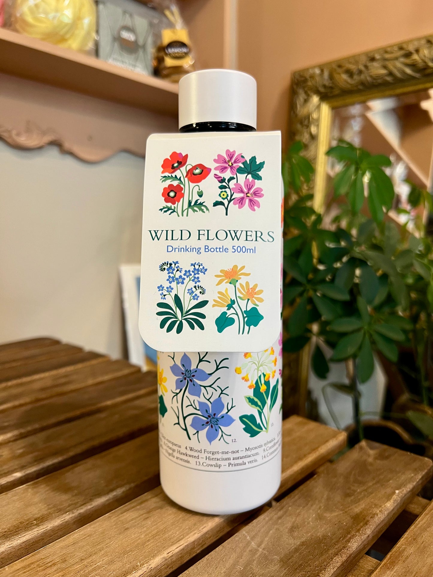 Wildflowers insulated drinking bottle