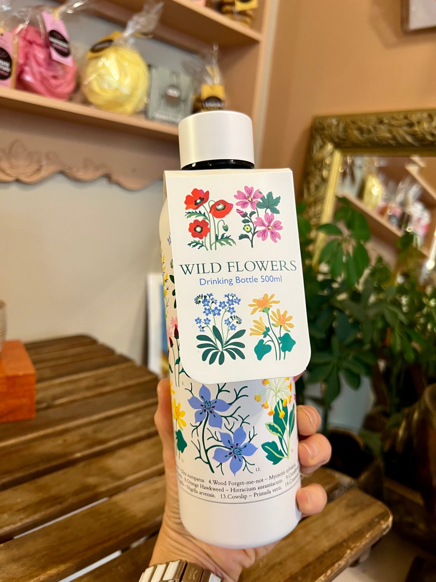 Wildflowers insulated drinking bottle