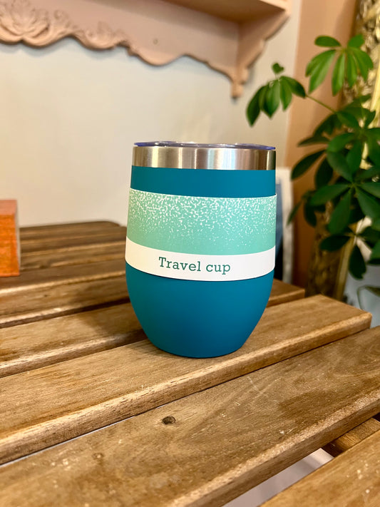 Dark blue thermal mug