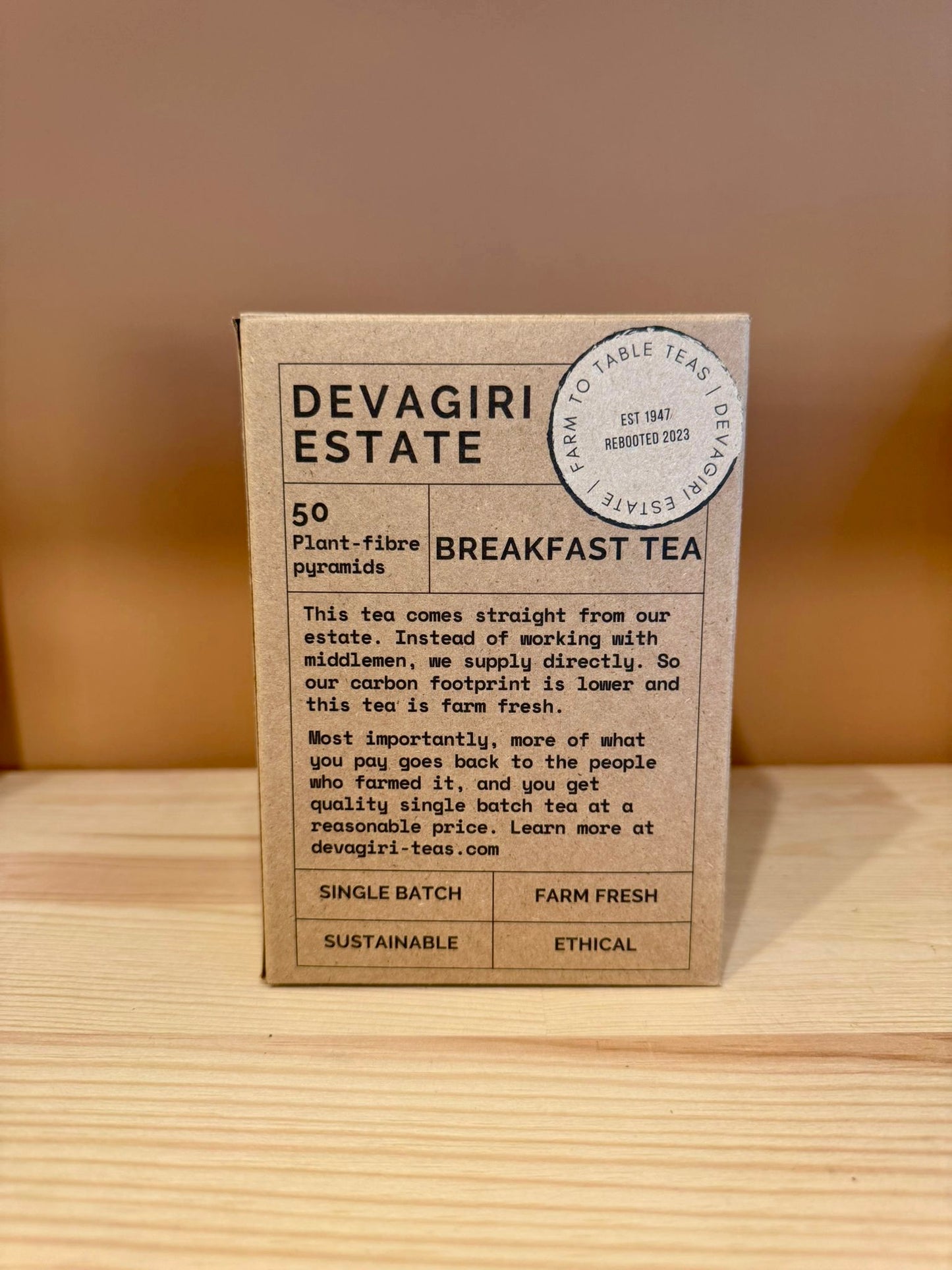 Devagiri single estate tea pyramids