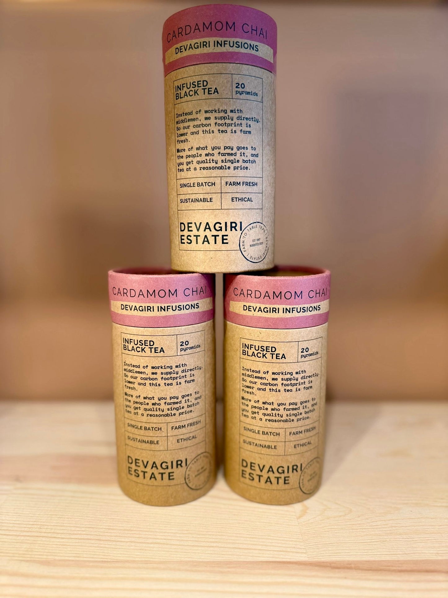 Devagiri single estate tea pyramids