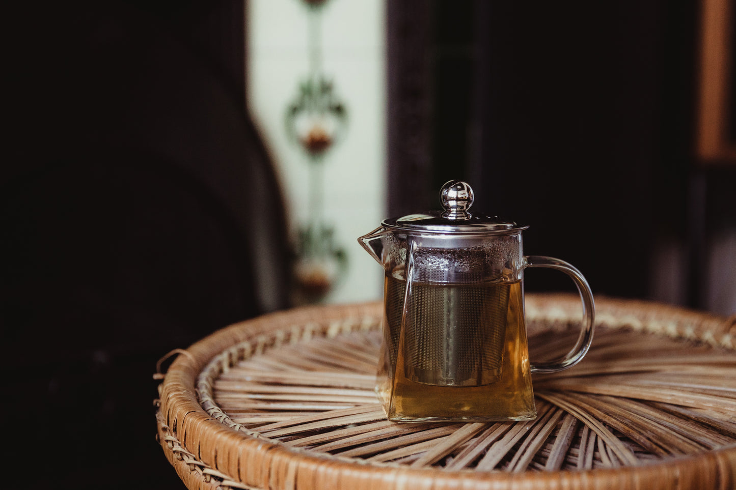 Glass teapot